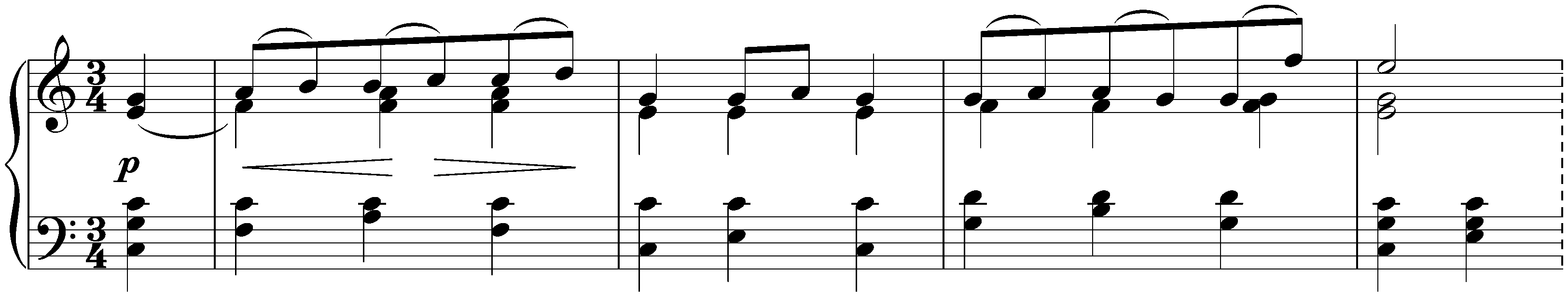 Seventeen Ländler, D 366; 6. C major