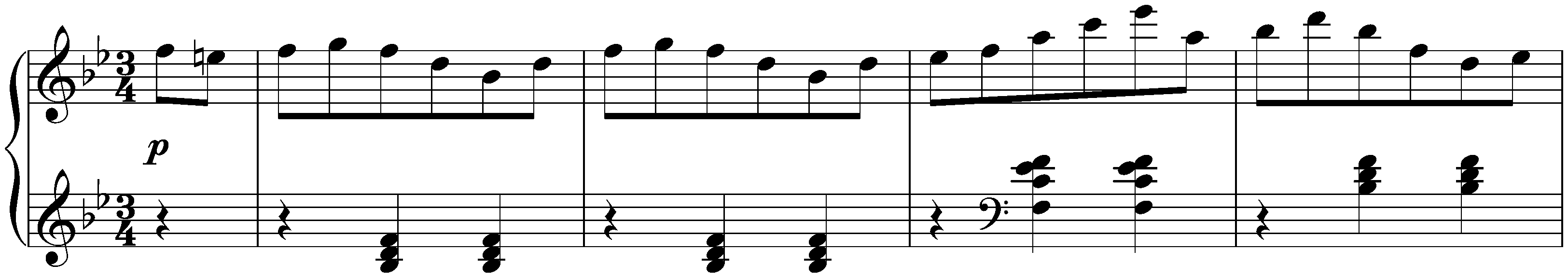 Eight Ländler, D 378; 2. B-flat major