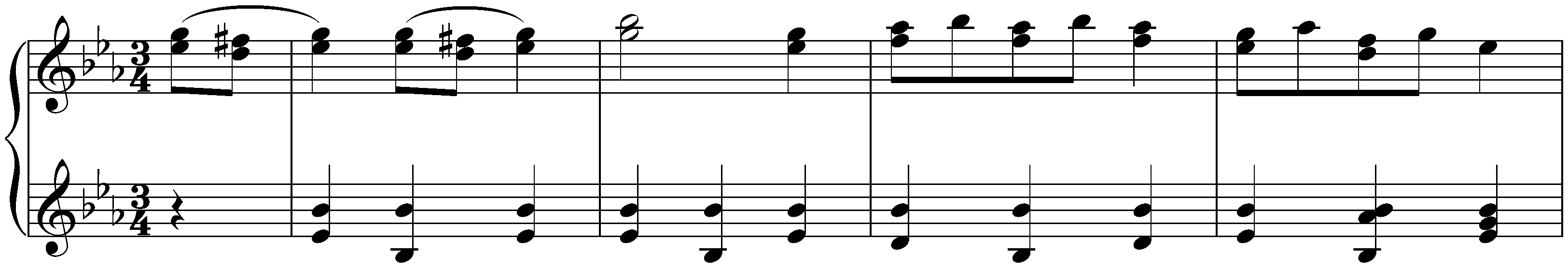 Two Ländler, D 980B; 1. E-flat major