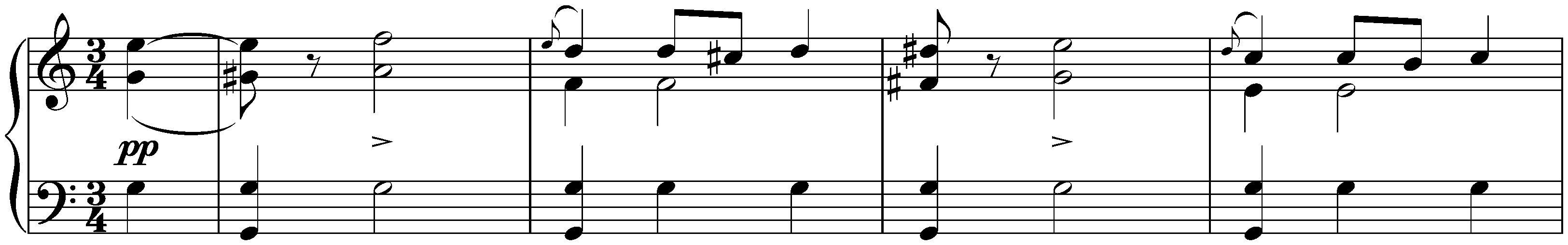 Sixteen Ländler and two Ecossaises, D 734; 10. Sixteen Ländler, no. 10 in C major