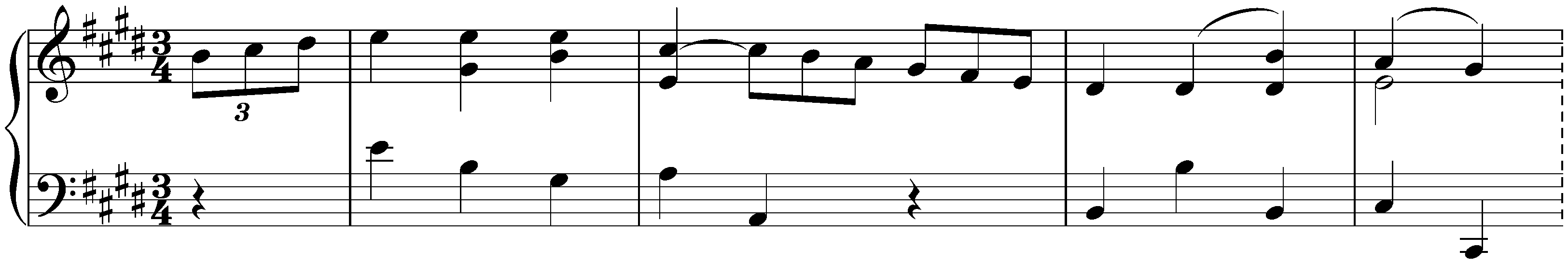 Minuet in E major, D 335