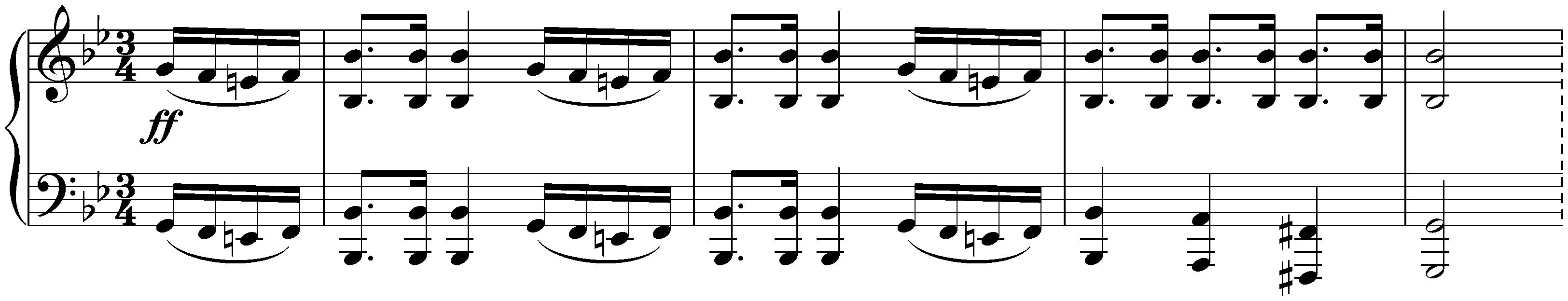 Thirty Minuets, D 41; 6. B-flat major