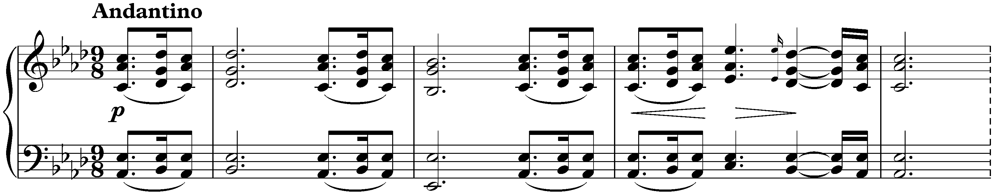 Six Moments musicaux, D 780; 2. A-flat major