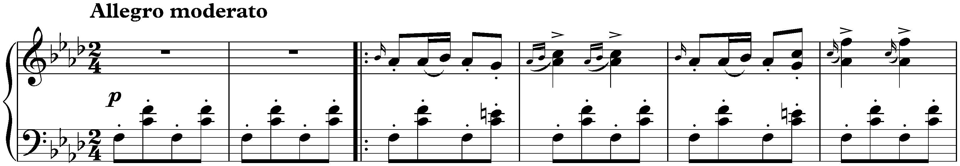 Six Moments musicaux, D 780; 3. F minor