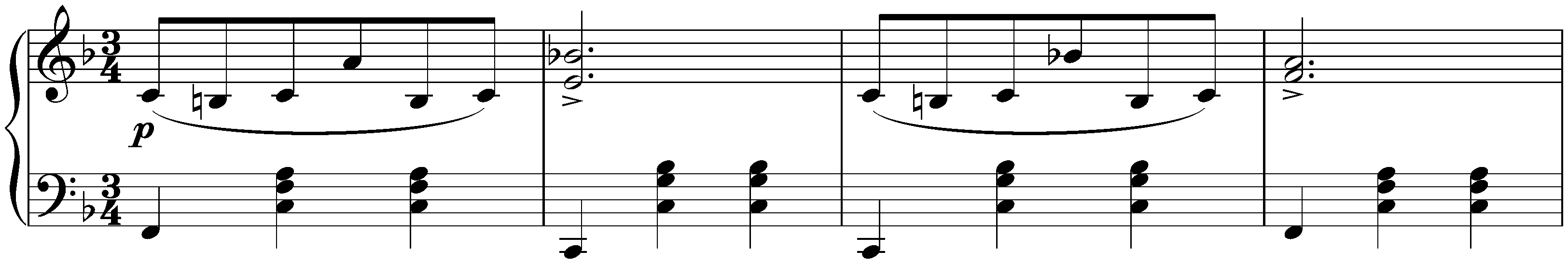 Thirty-six Originaltänze, D 365; 35. F major