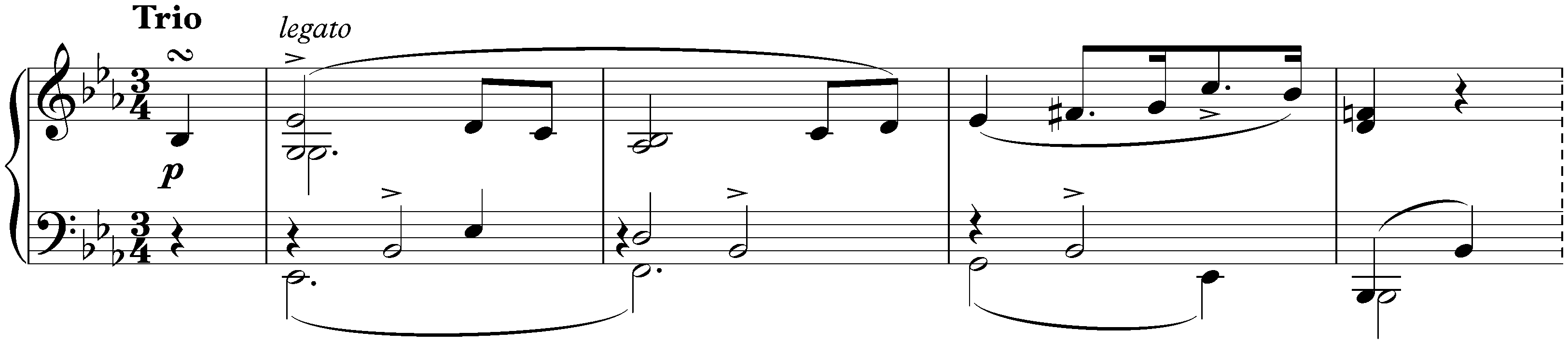 Two Scherzi, D 593; 1. B-flat major