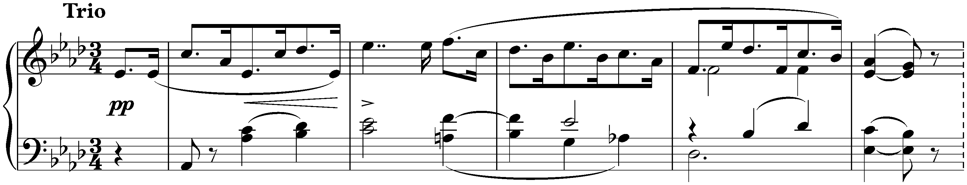 Two Scherzi, D 593; 2. D-flat major