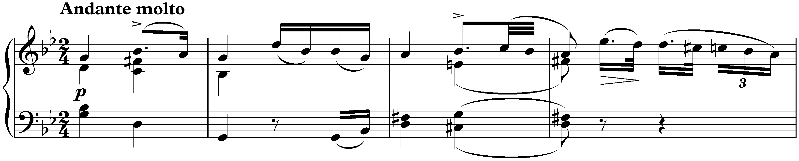 Sonata in E-flat major, D 568; 2. Andante molto