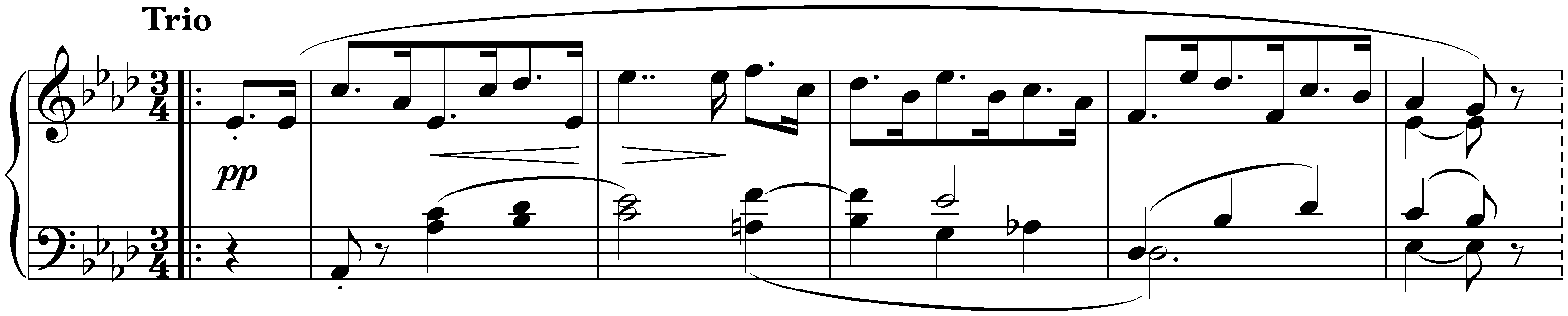 Sonata in E-flat major, D 568; 3. Menuetto: Allegretto