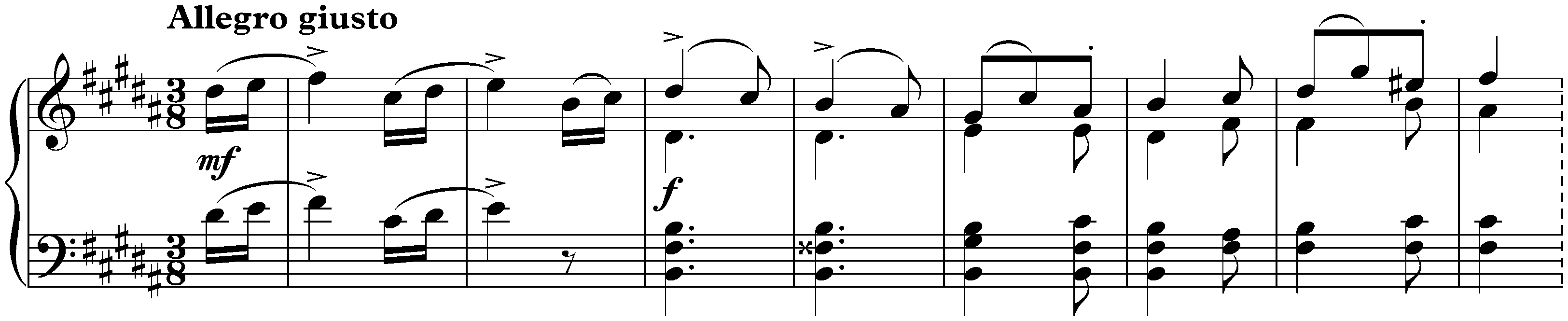 Sonata in B major, D 575; 4. Allegro giusto