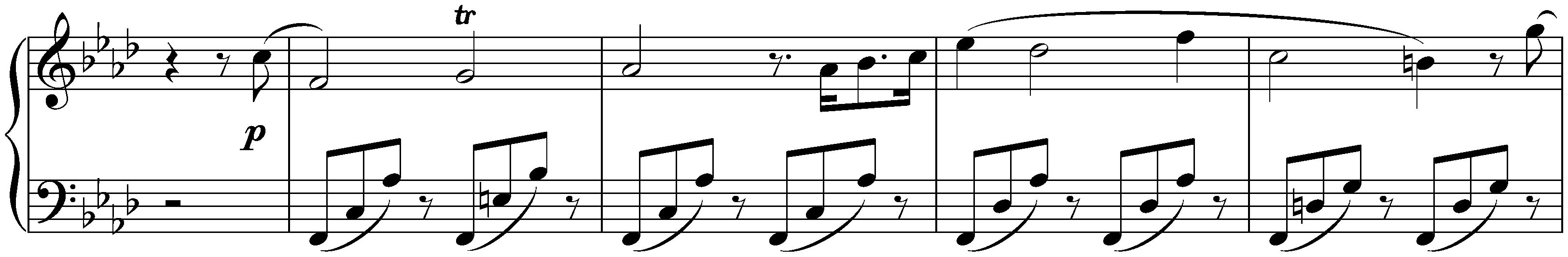 Sonata in F minor, D 625; 1. Allegro