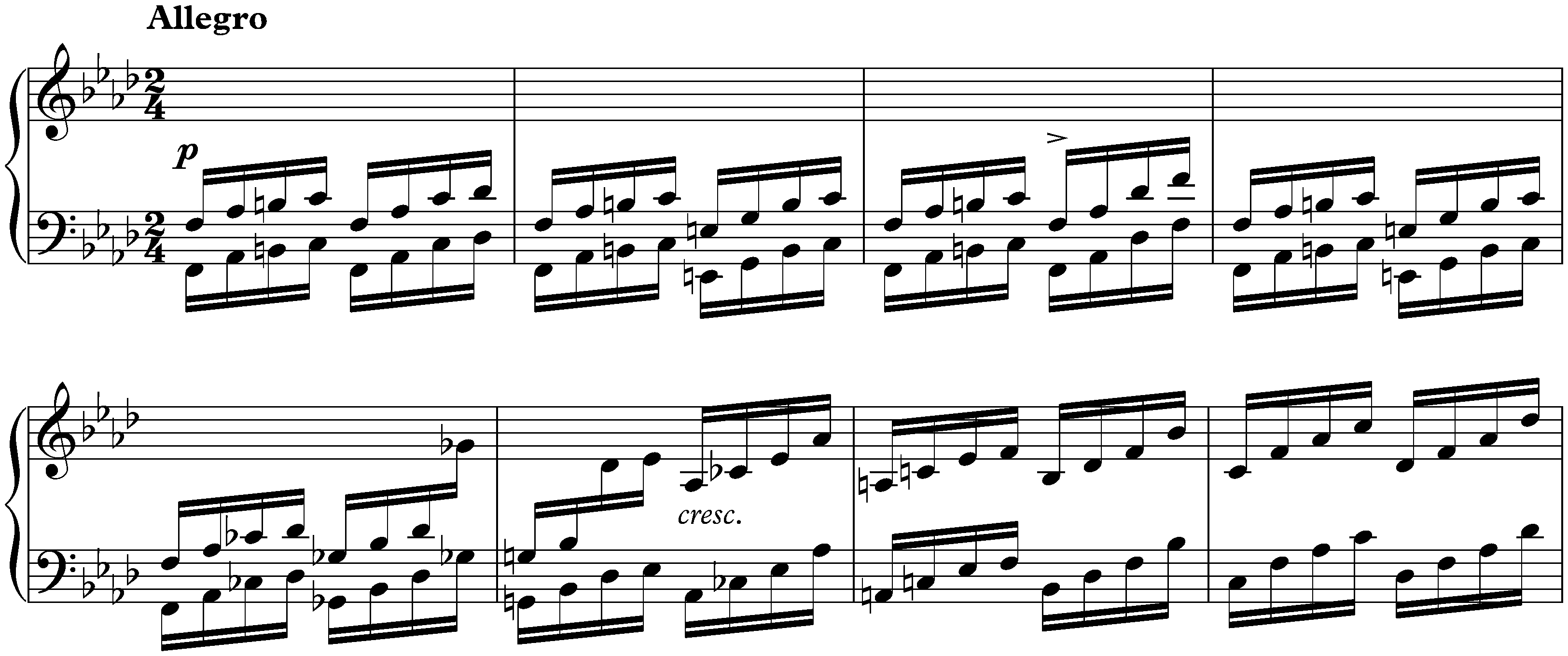Sonata in F minor, D 625; 3. Allegro
