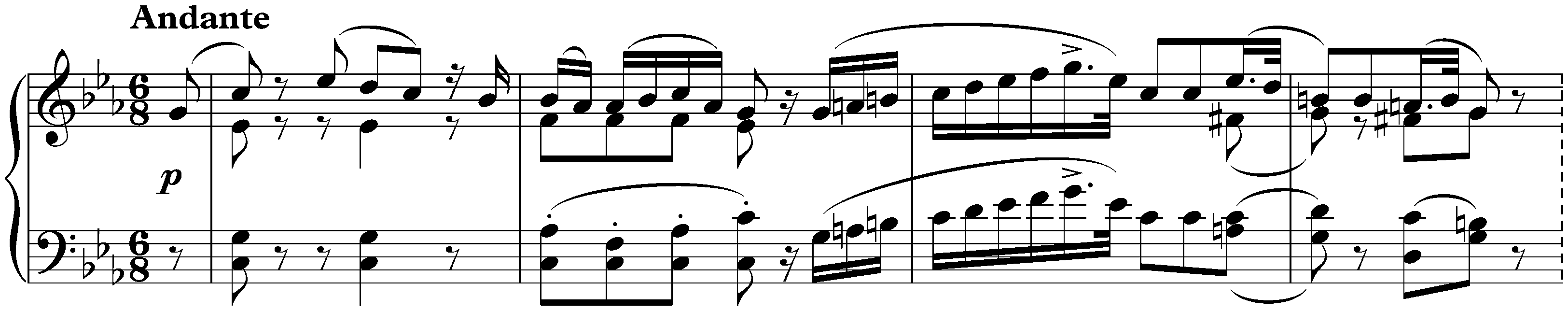 Sonata in C major, D 840; 2. Andante