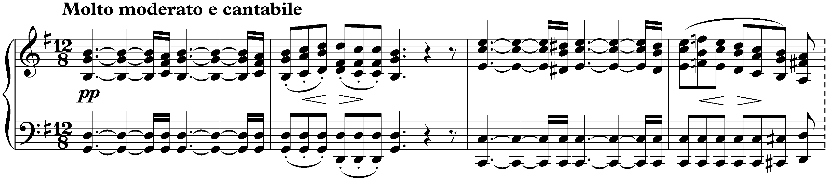Sonata in G major, D 894; 1. Molto moderato e cantabile