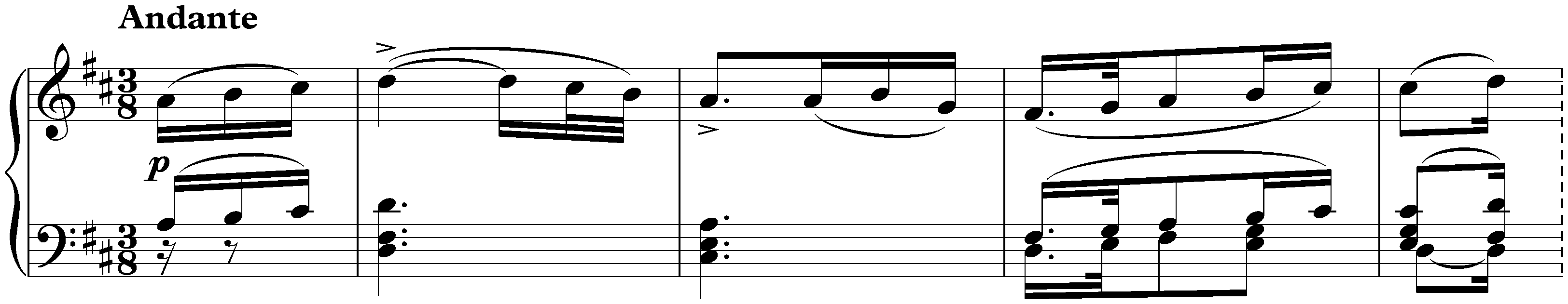 Sonata in G major, D 894; 2. Andante