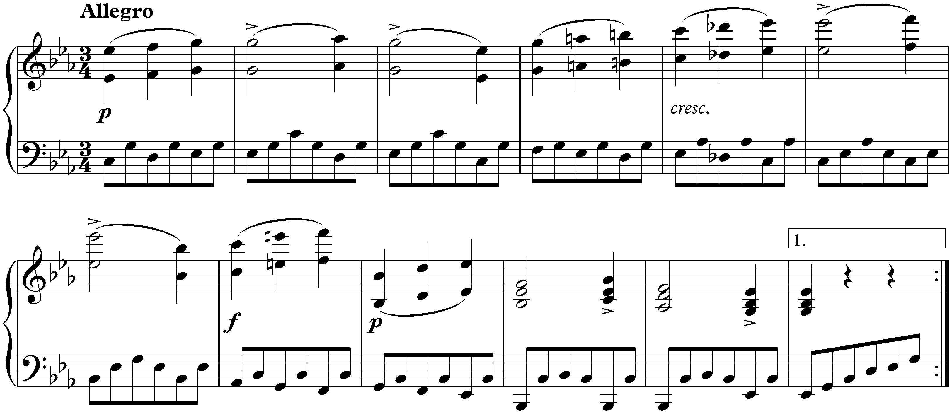 Sonata in C minor, D 958; 3. Menuetto: Allegro