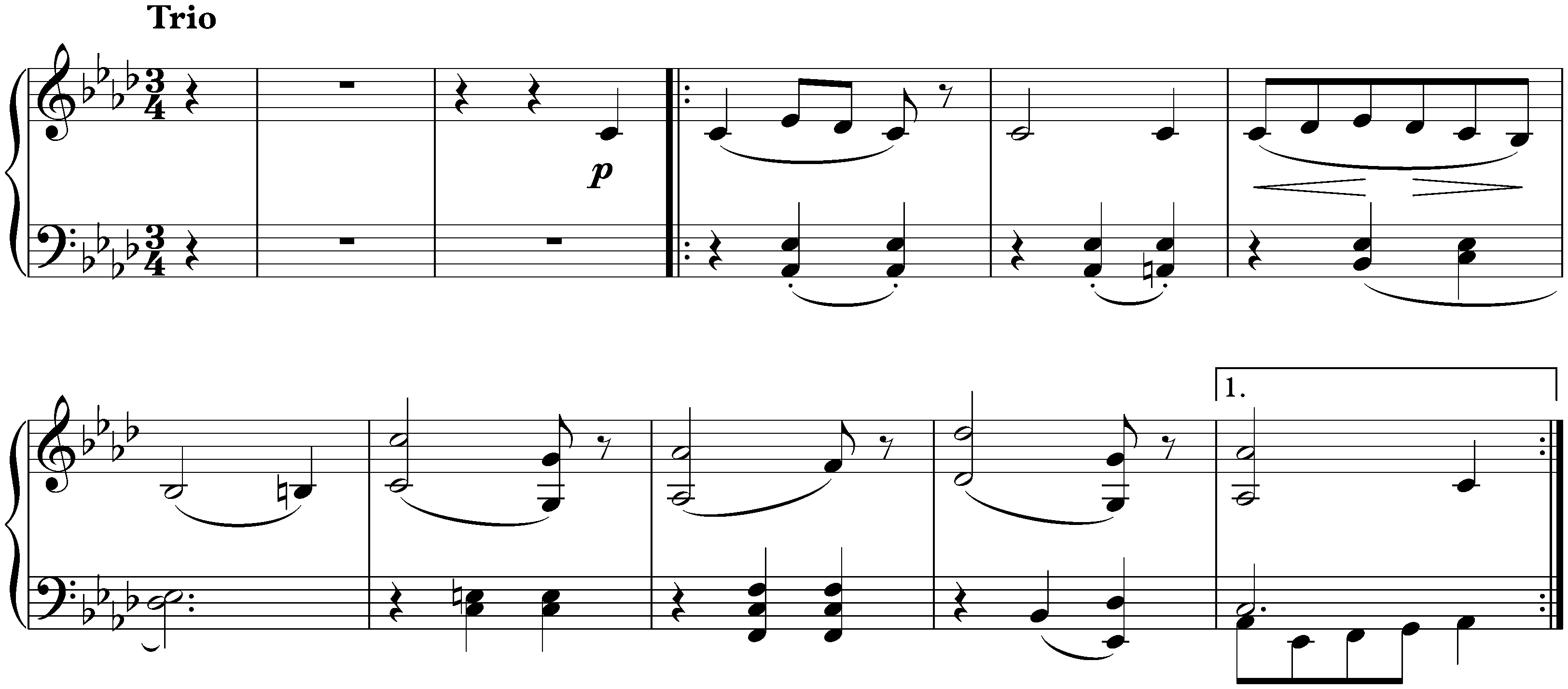 Sonata in C minor, D 958; 3. Menuetto: Allegro