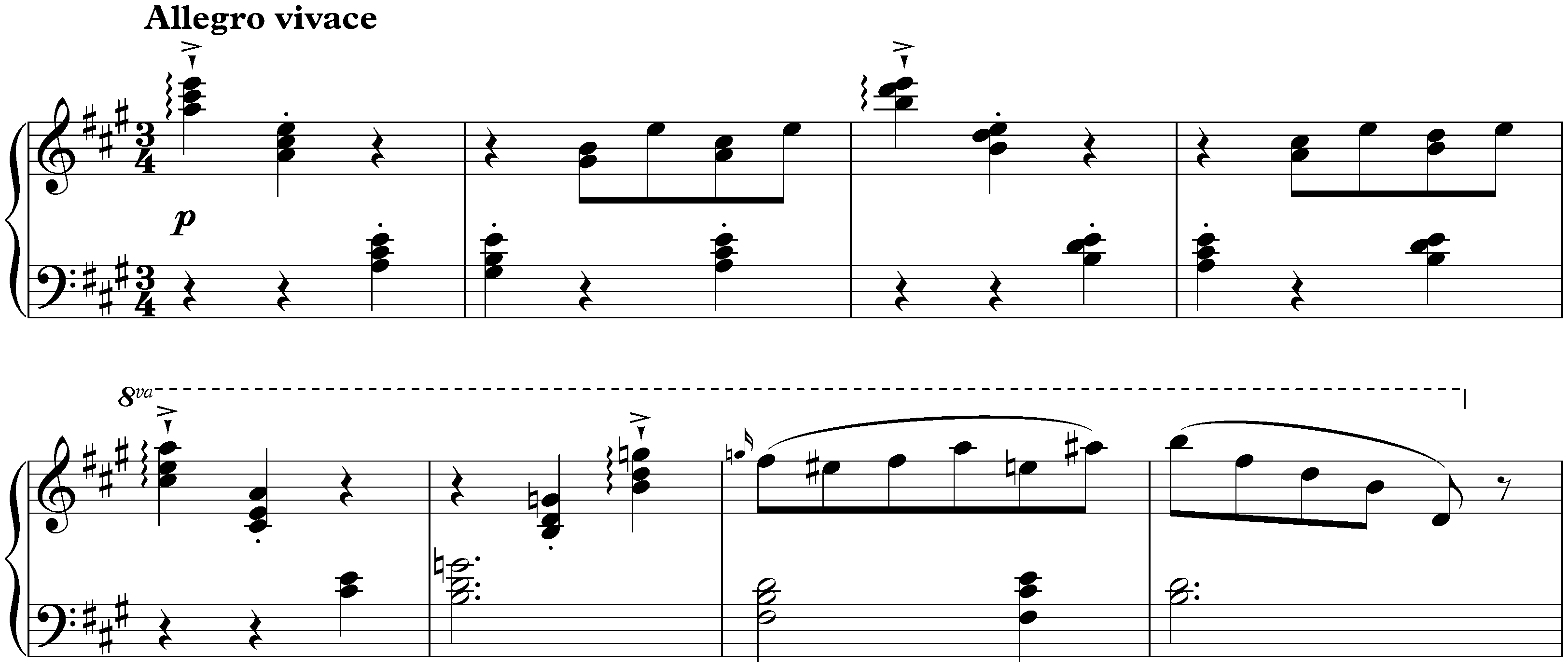 Sonata in A major, D 959; 3. Scherzo: Allegro vivace