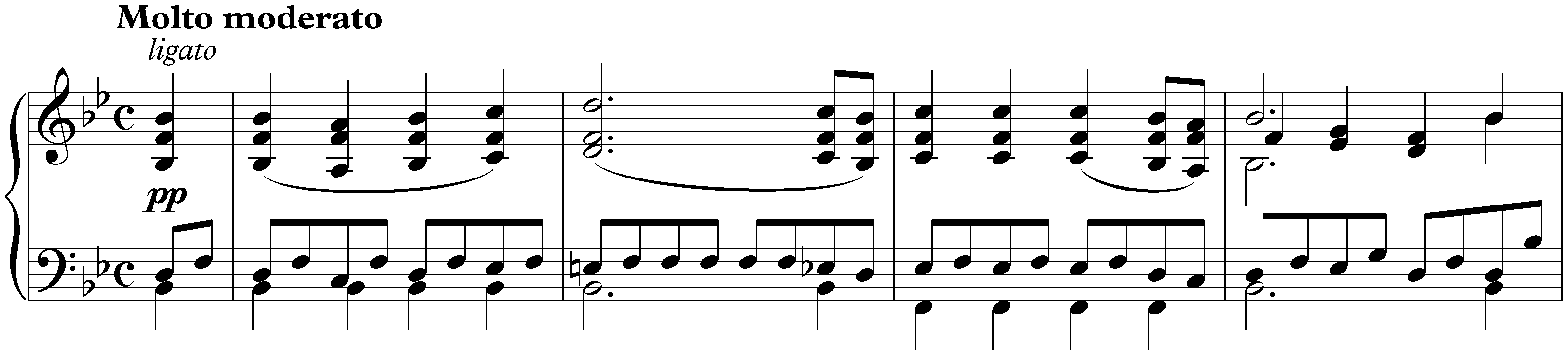 Sonata in B-flat major, D 960; 1. Molto moderato