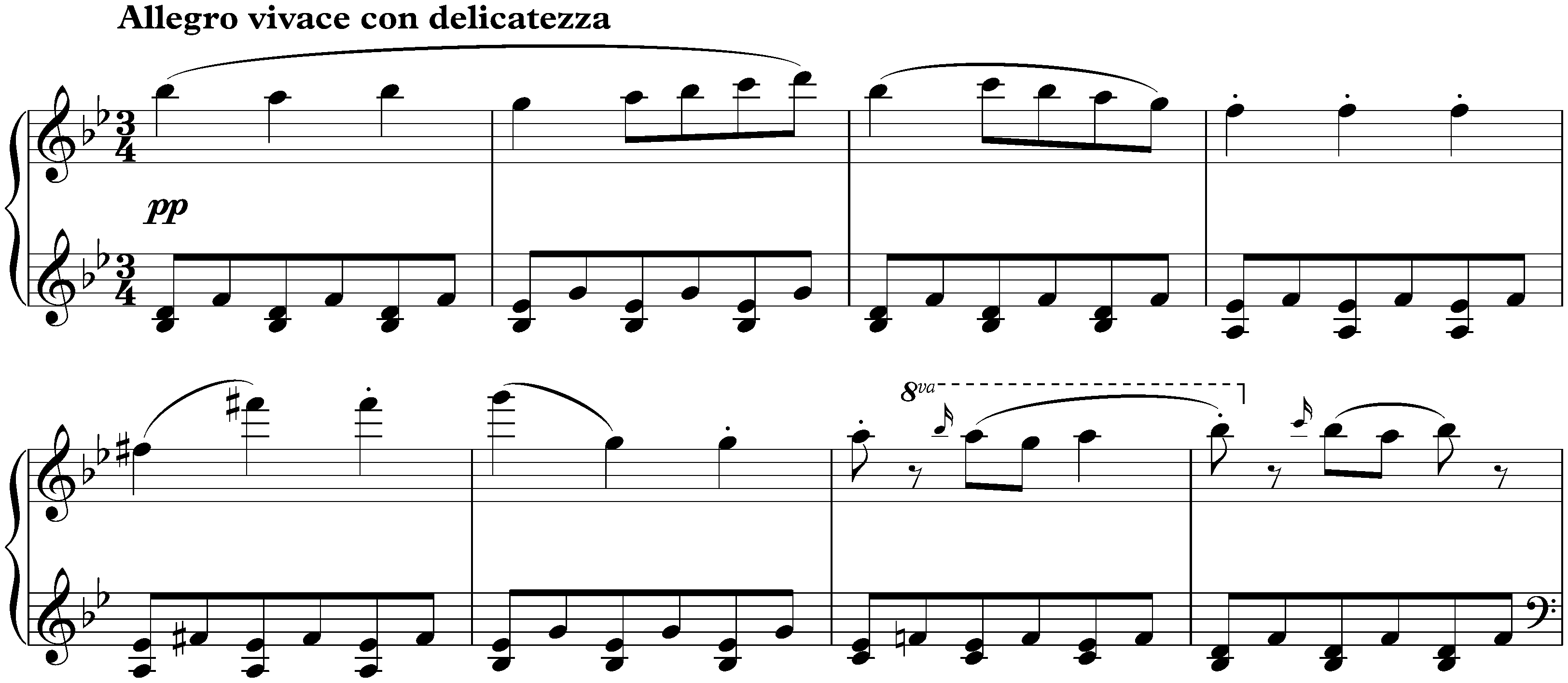 Sonata in B-flat major, D 960; 3. Scherzo: Allegro vivace con delicatezza