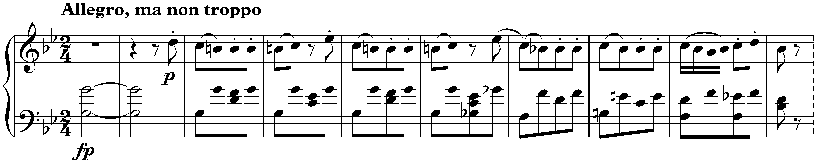 Sonata in B-flat major, D 960; 4. Allegro, ma non troppo