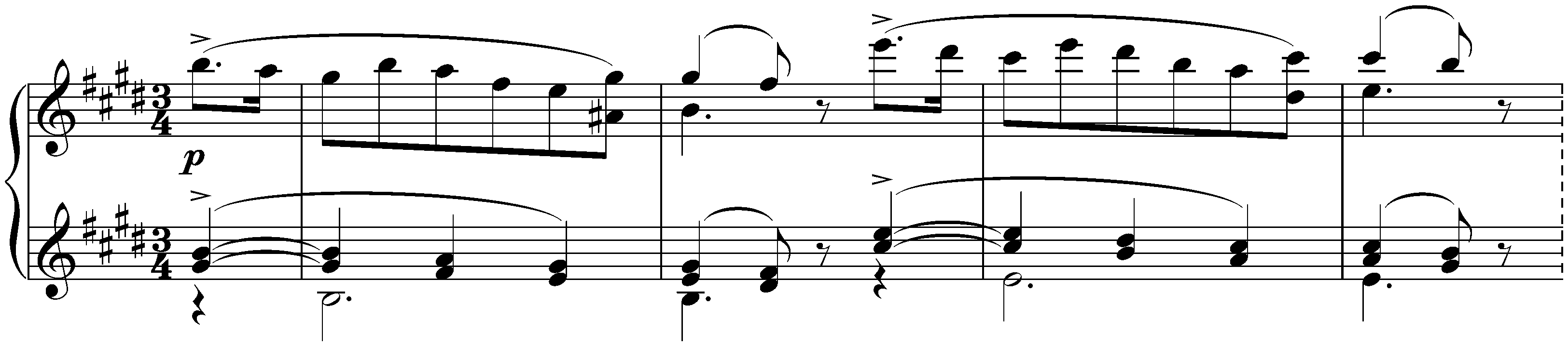Trio in E major, D 610