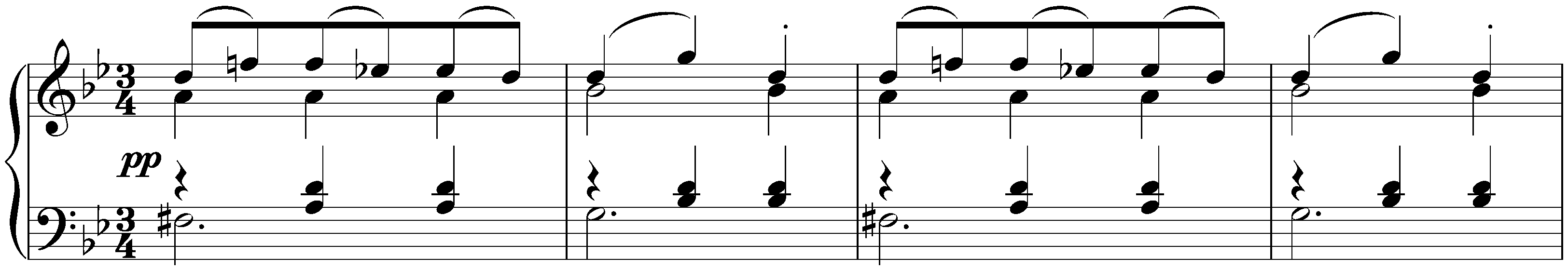 Twenty Waltzes, D 146; 15. B-flat major
