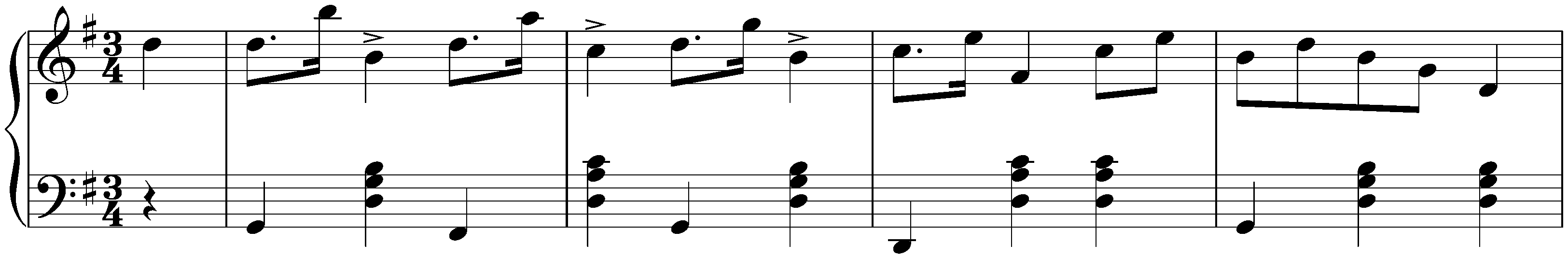 Two Waltzes, D 980; 1. G major