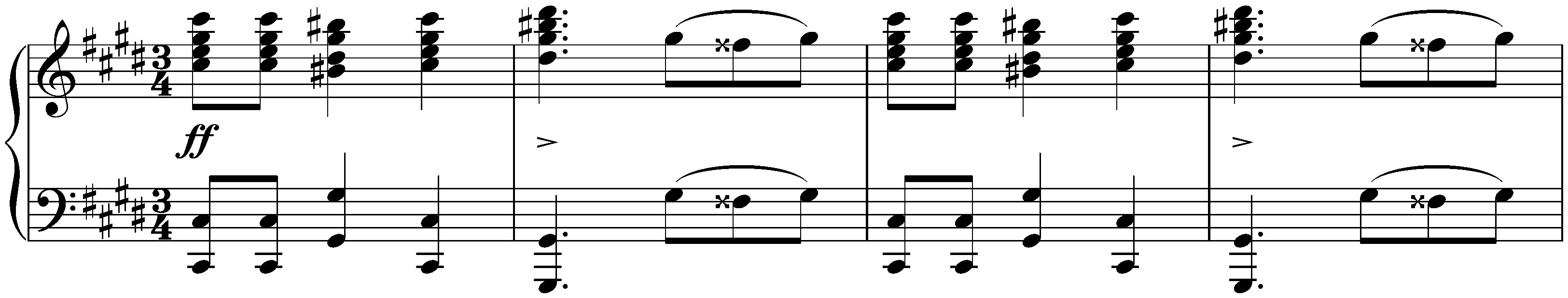 Twelve Waltzes, seventeen Ländler and nine Ecossaises, D 145; 4. Twelve Waltzes, no. 4 in C-sharp minor