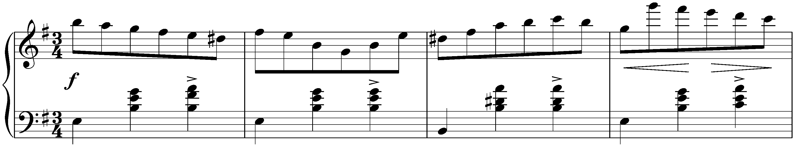 Twelve Waltzes, seventeen Ländler and nine Ecossaises, D 145; 5. Twelve Waltzes, no. 5 in E minor