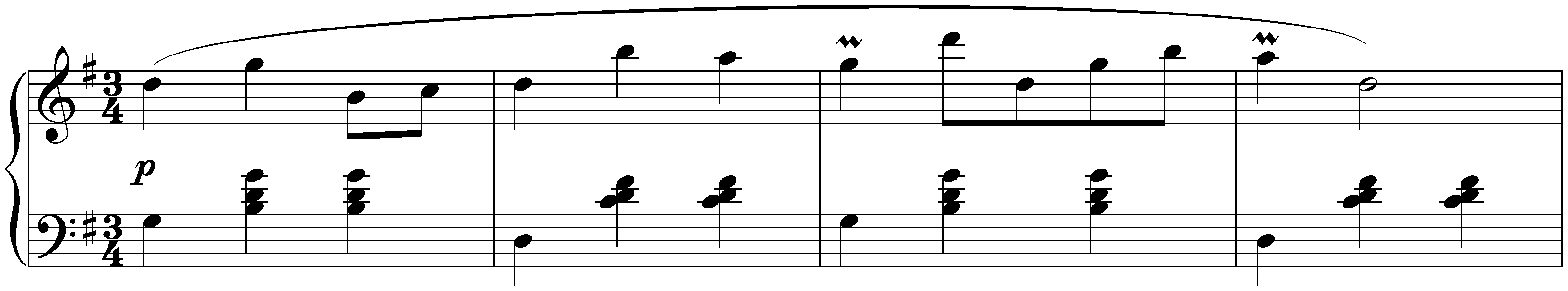 Twelve Waltzes, seventeen Ländler and nine Ecossaises, D 145; 28. Seventeen Ländler, no. 16 in G major