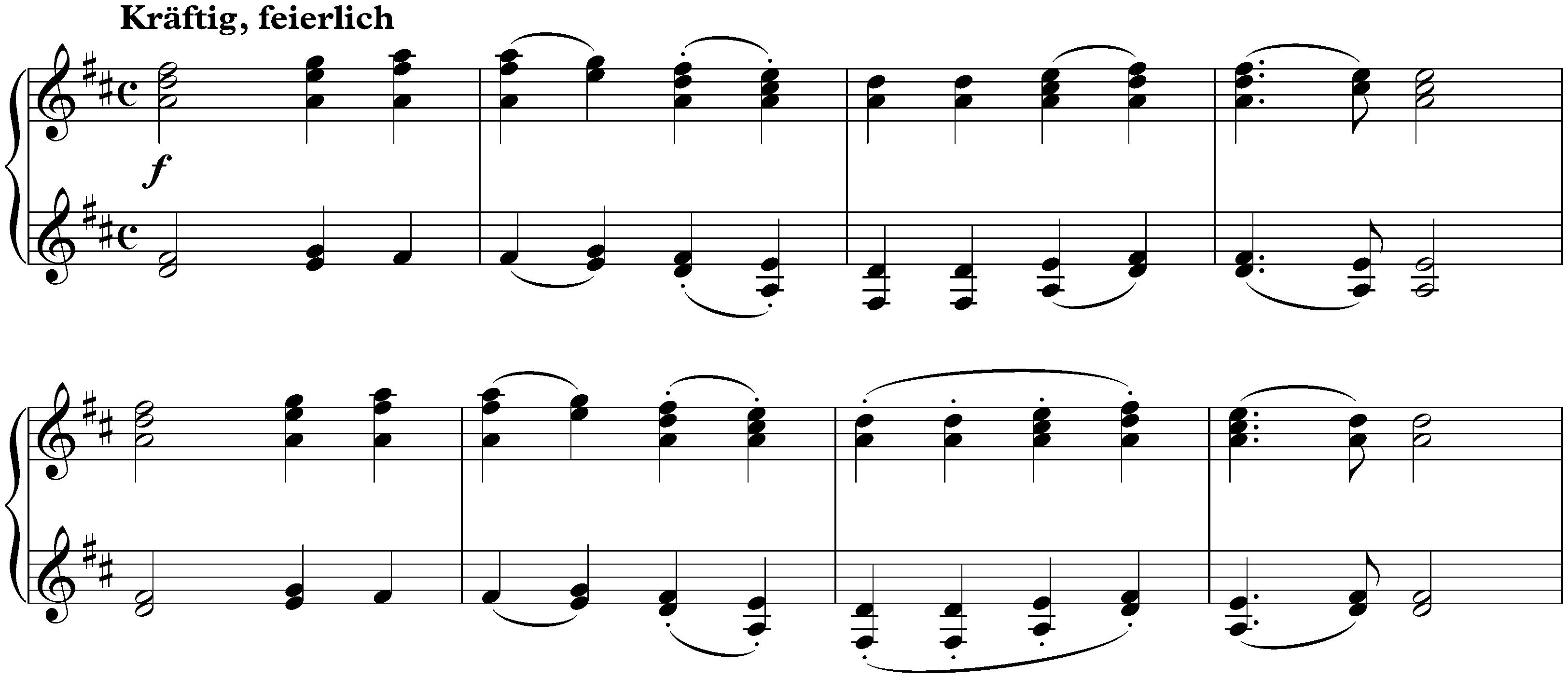 Album für die Jugend, op. 68; 61. (appendix II no. 7) Eine berühmte Melodie von L. v. Beethoven
