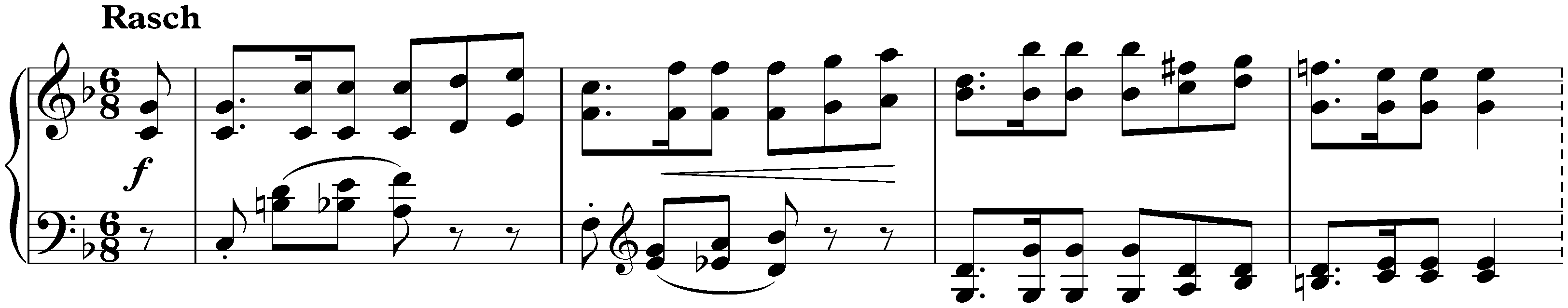 Albumblätter, op. 124; 3. Scherzino