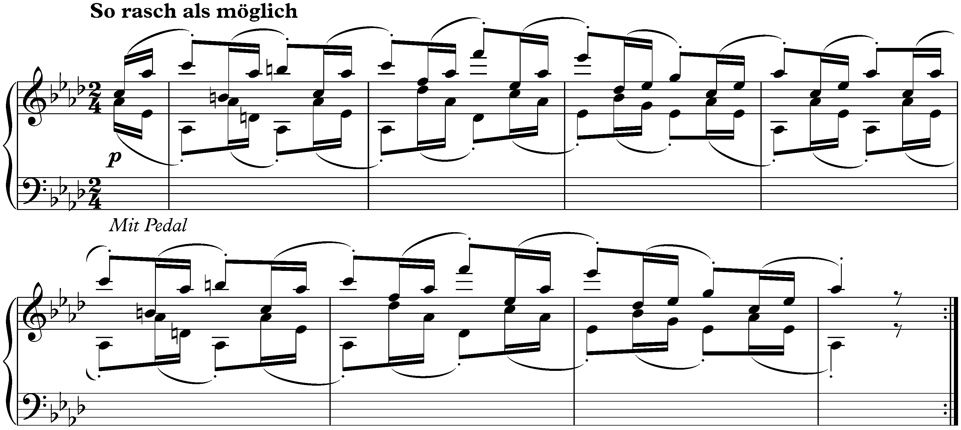 Albumblätter, op. 124; 17. Elfe