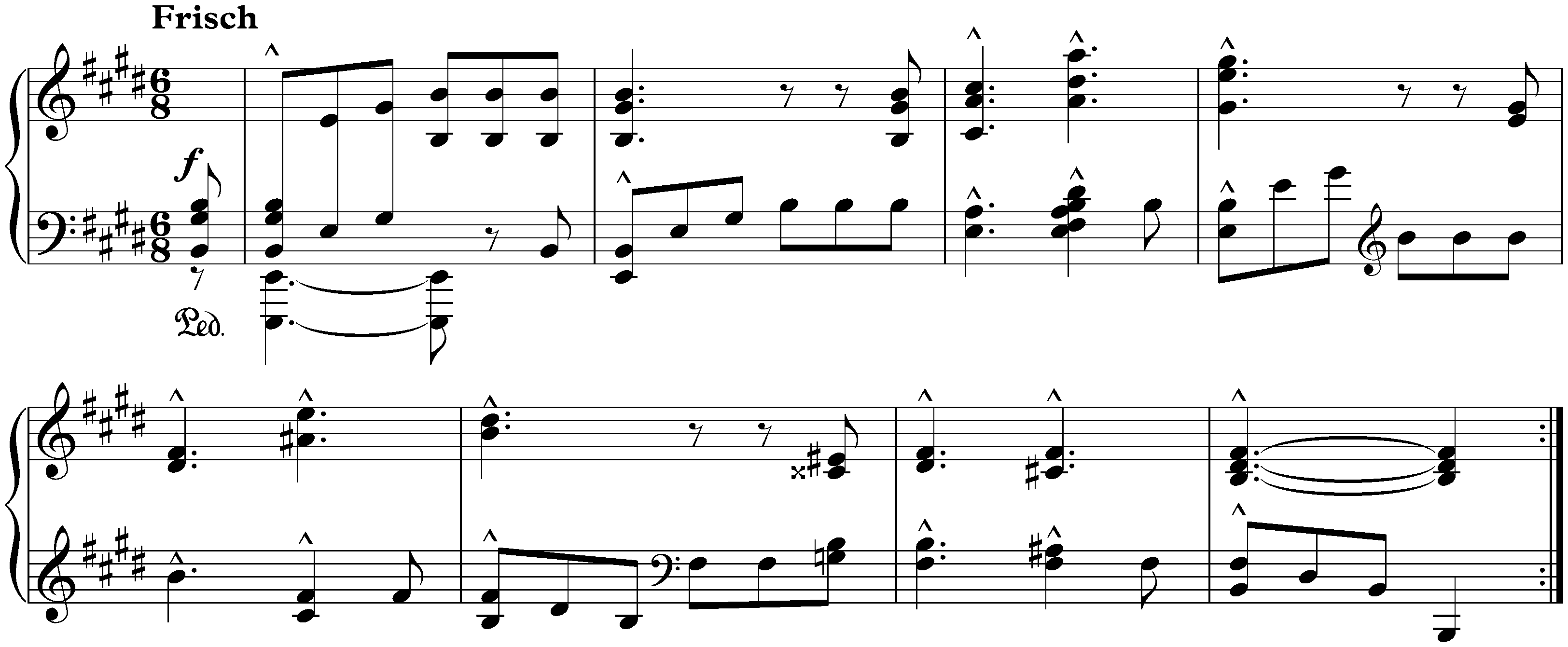 Bunte Blätter, op. 99; 3. Drei Stücklein, no. 3