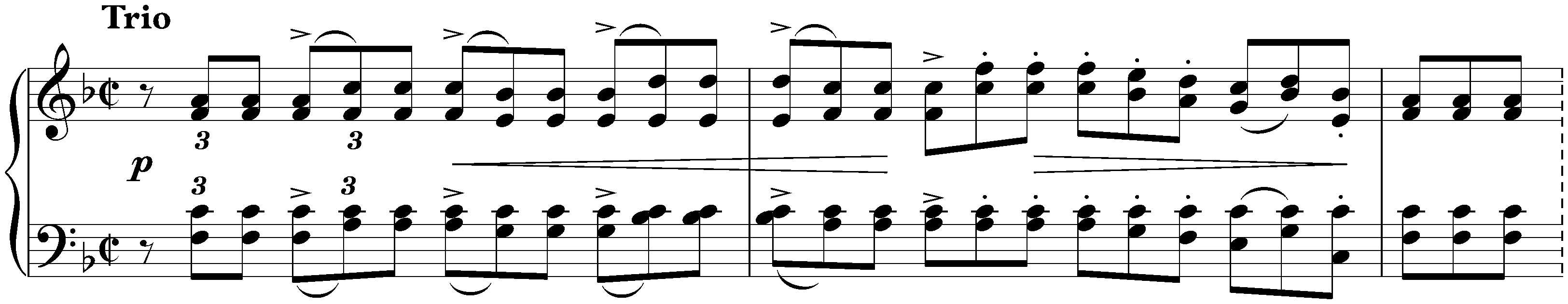 Bunte Blätter, op. 99; 11. Marsch
