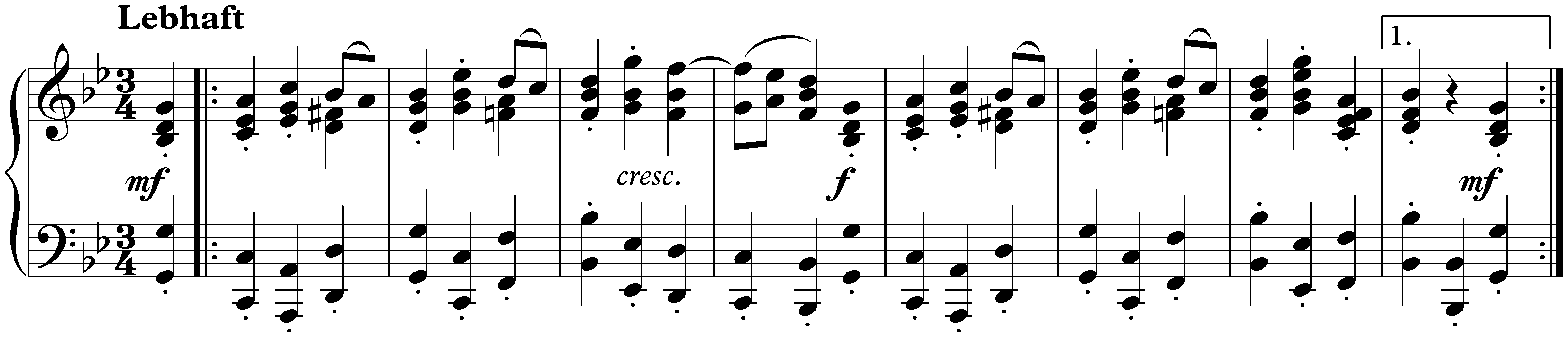 Bunte Blätter, op. 99; 13. Scherzo