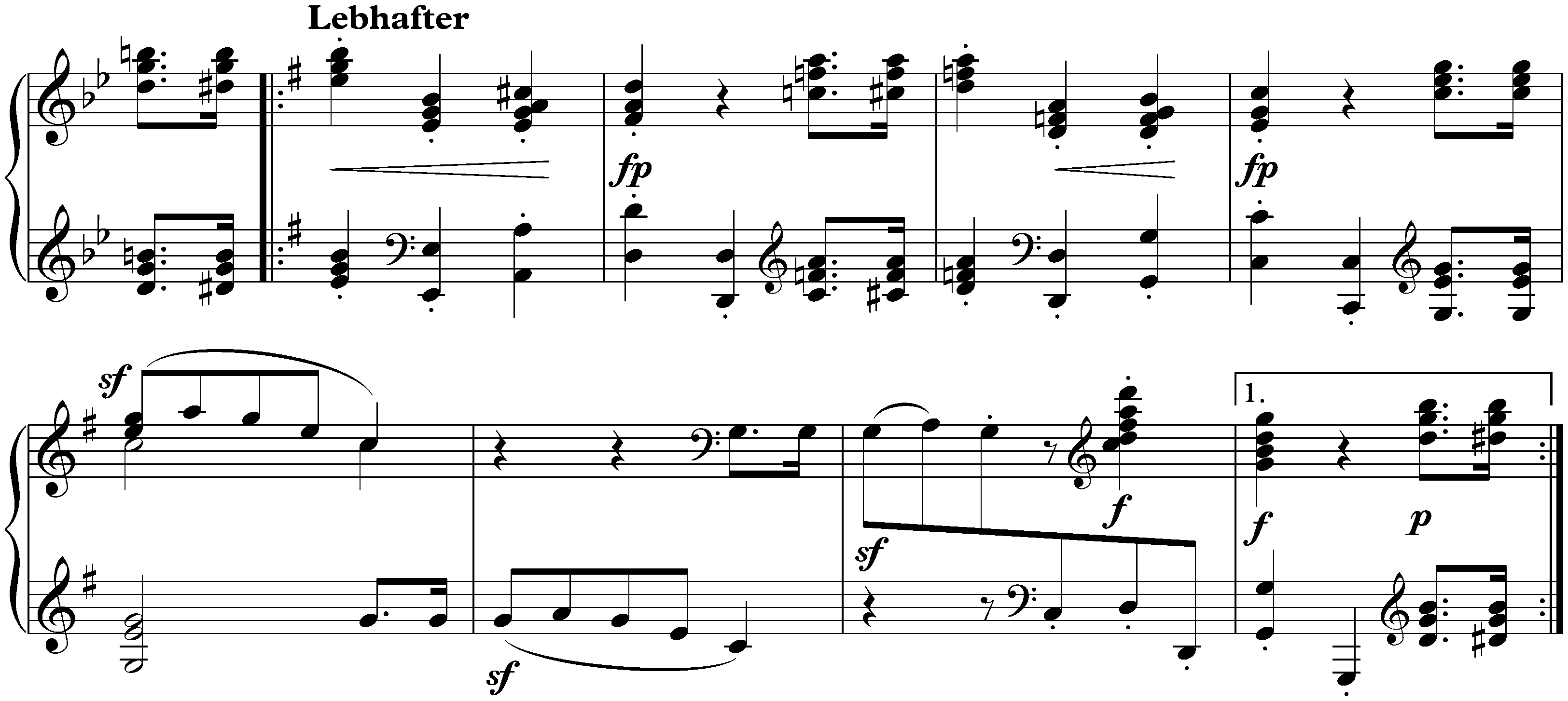 Bunte Blätter, op. 99; 13. Scherzo
