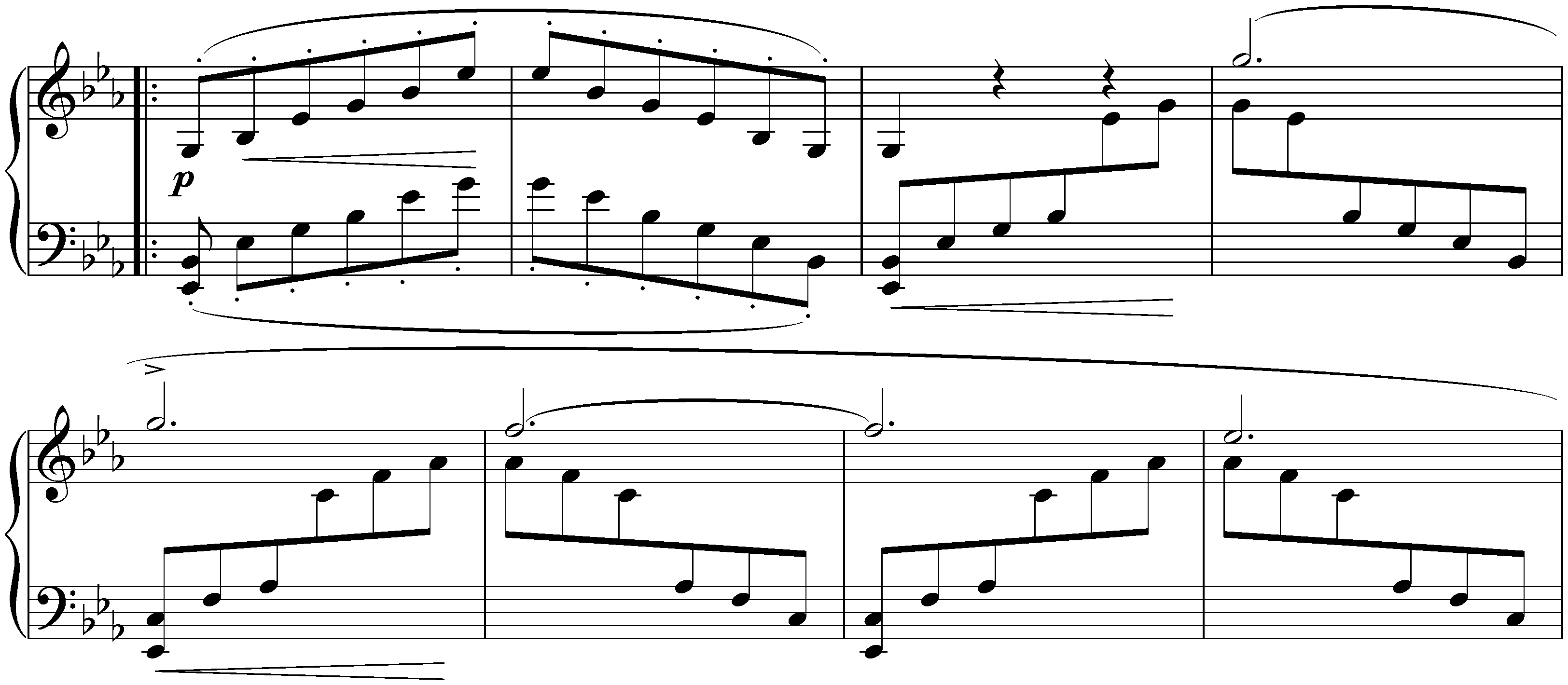 Davidsbündlertänze, op. 6; 15. Frisch