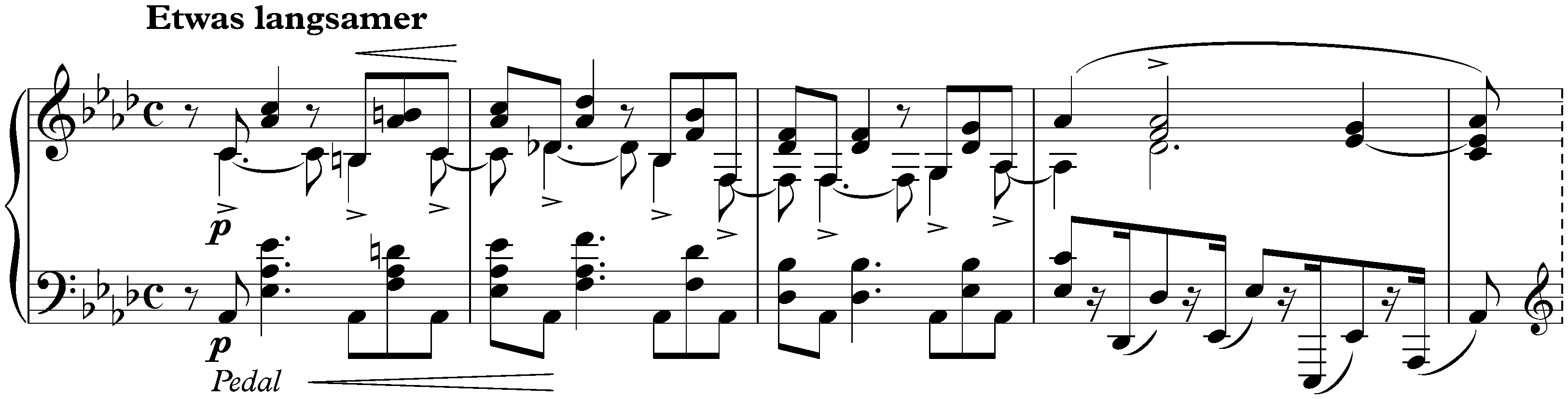 Fantasie in C major, op. 17; 2. Mäßig