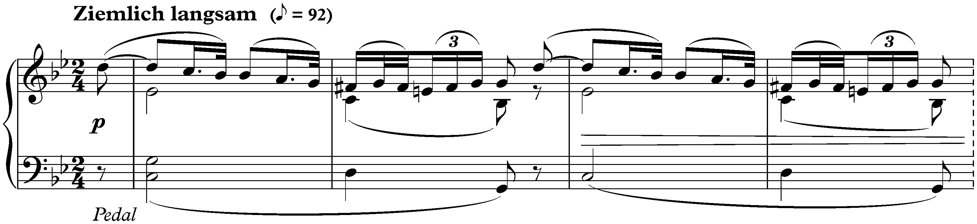 Faschingsschwank aus Wien, op. 26; 2. Romanze