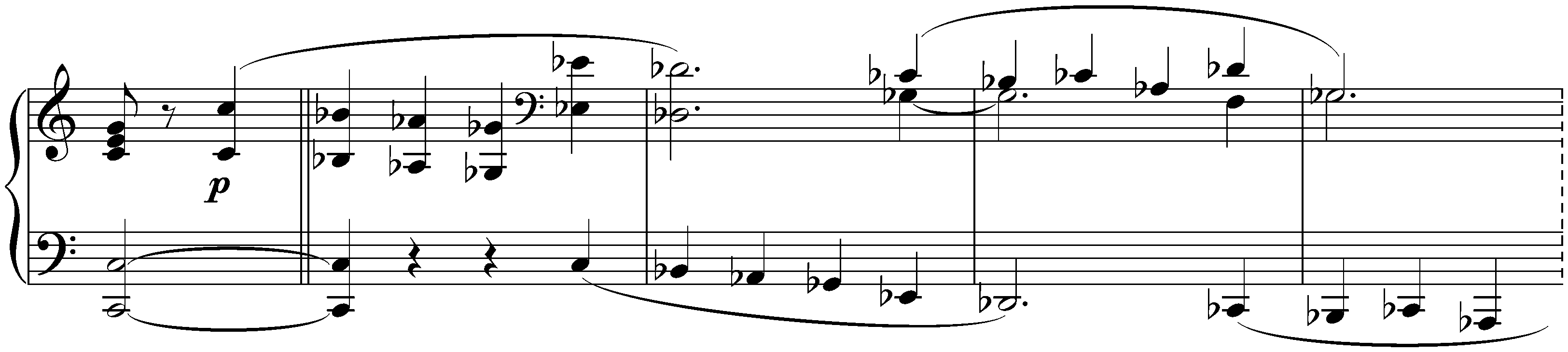 Nachtstücke, op. 23; 1. Mehr langsam, oft zurückhaltend