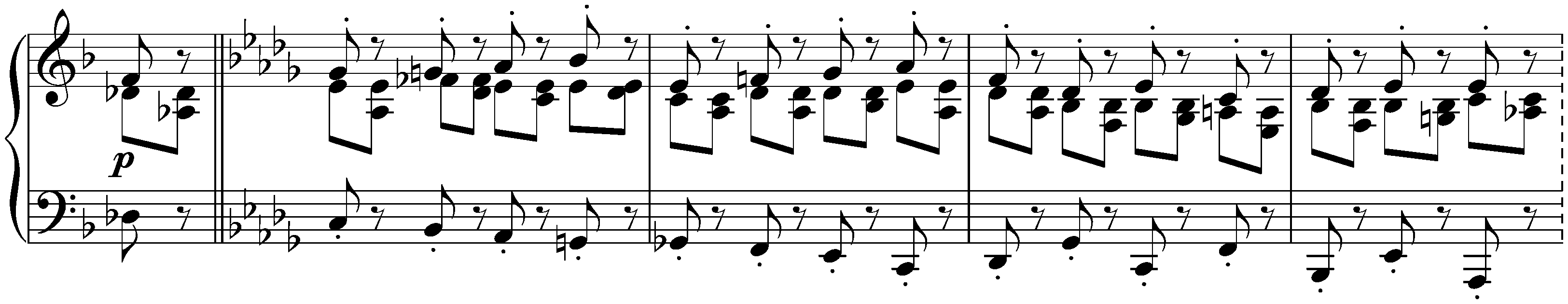 Nachtstücke, op. 23; 2. Markiert und lebhaft
