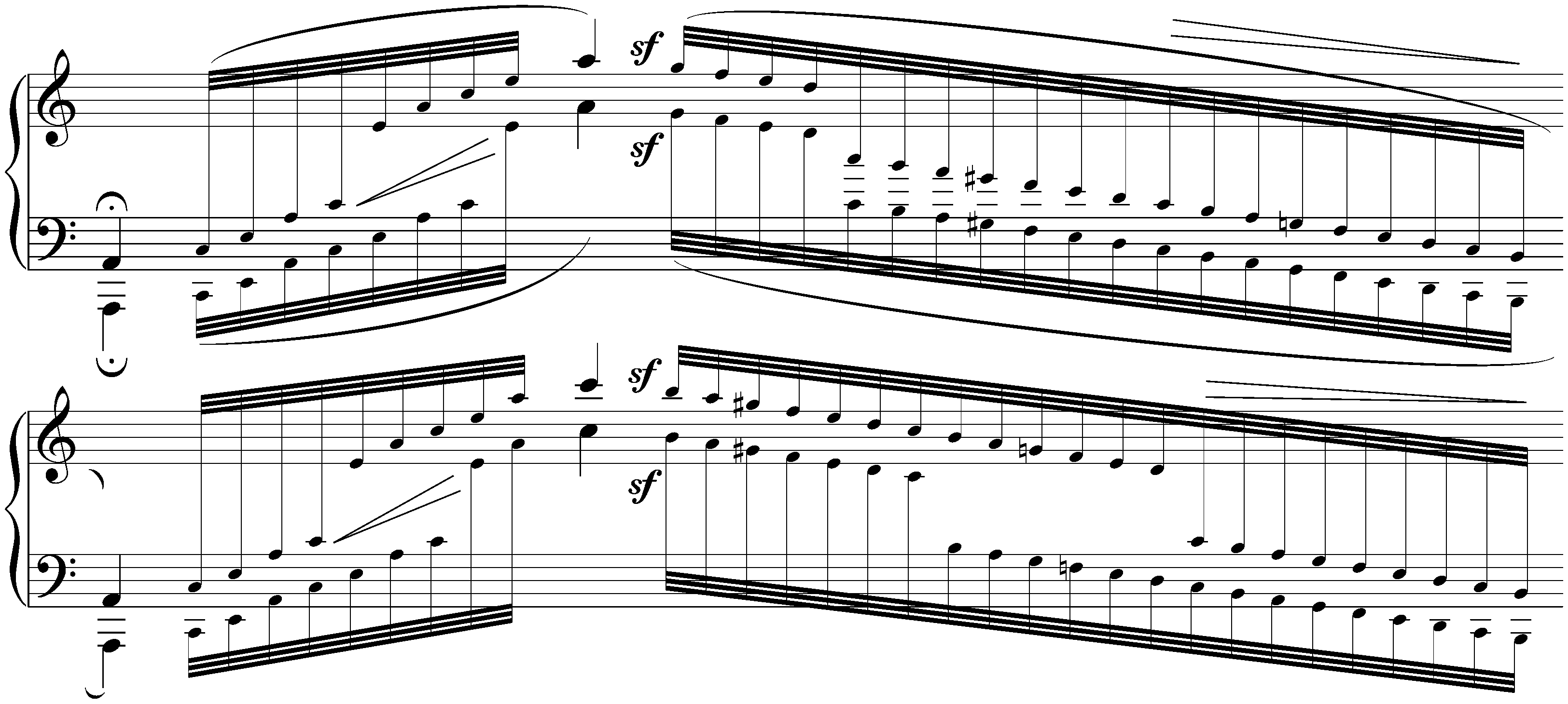 Studien nach Capricen von Paganini, op. 3; 1. A minor