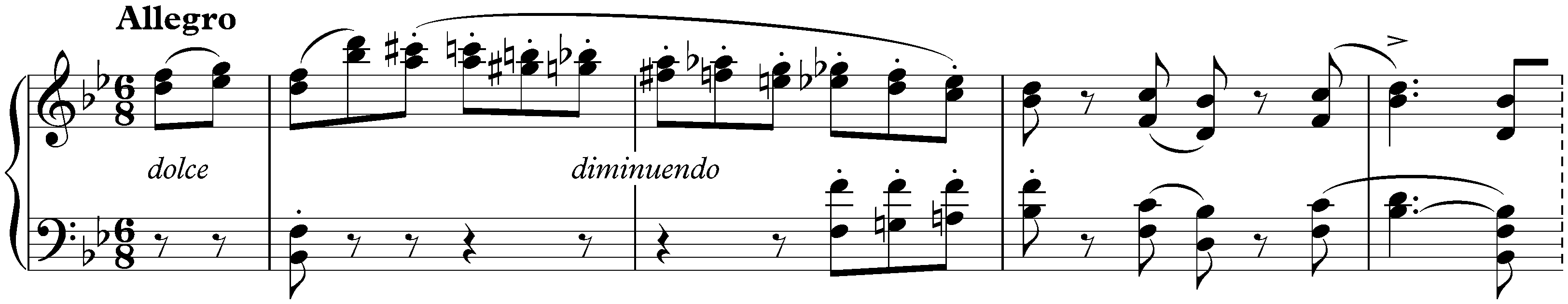 Studien nach Capricen von Paganini, op. 3; 4. B-flat major