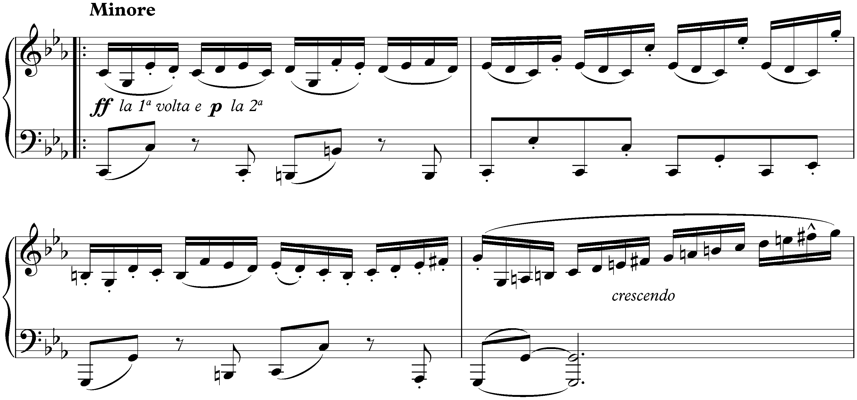 Studien nach Capricen von Paganini, op. 3; 5. E-flat major
