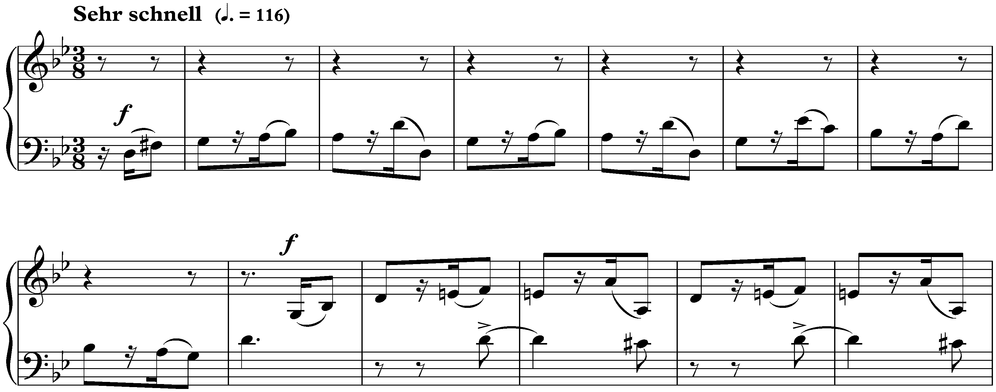 Scherzo, Gigue, Romanze und Fughette, op. 32; 2. Gigue: Sehr schnell