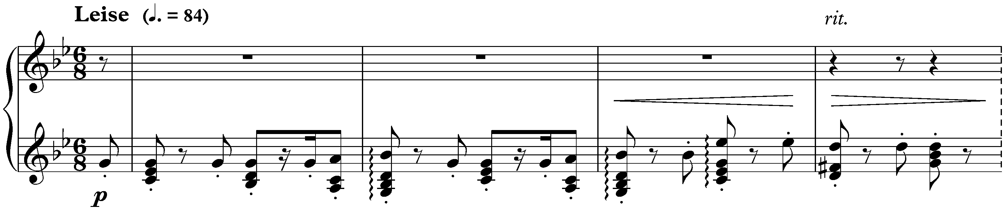 Scherzo, Gigue, Romanze und Fughette, op. 32; 4. Fughette: Leise