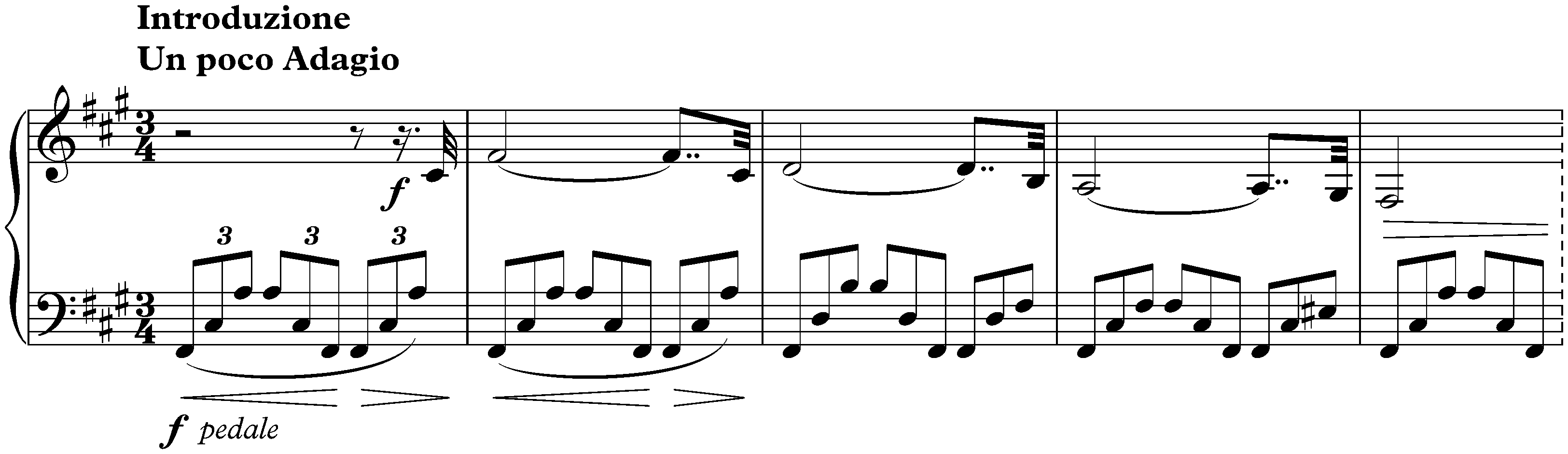 Sonata no. 1 in F-sharp minor, op. 11; 1. Introduzione: Un poco Adagio &ndash; Allegro vivace