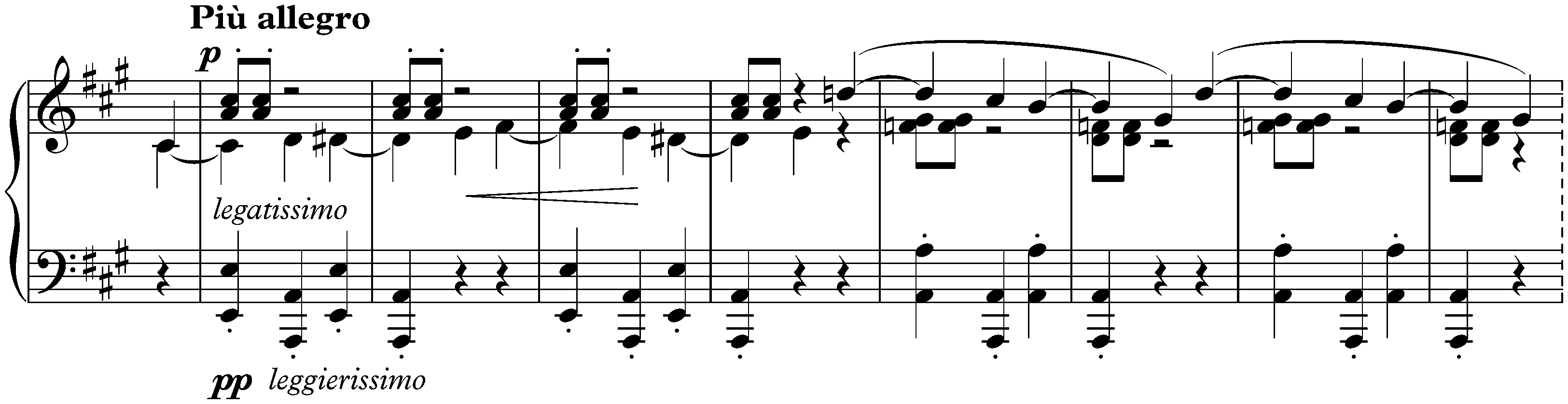 Sonata no. 1 in F-sharp minor, op. 11; 3. Scherzo e Intermezzo: Allegrissimo &ndash; Lento